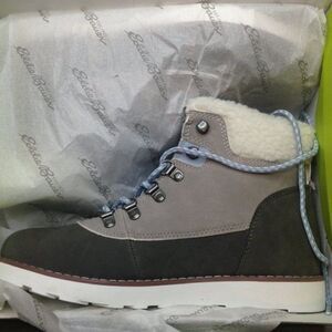 Eddie Bauer Lassen Peak Mid Boots Gray 8M